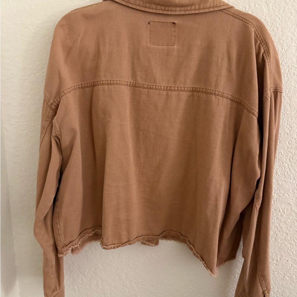 Black Label Brown crop brown Jacket - Picture 5 of 6